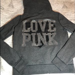 Pink Victoria’s Secret sweatshirt size large